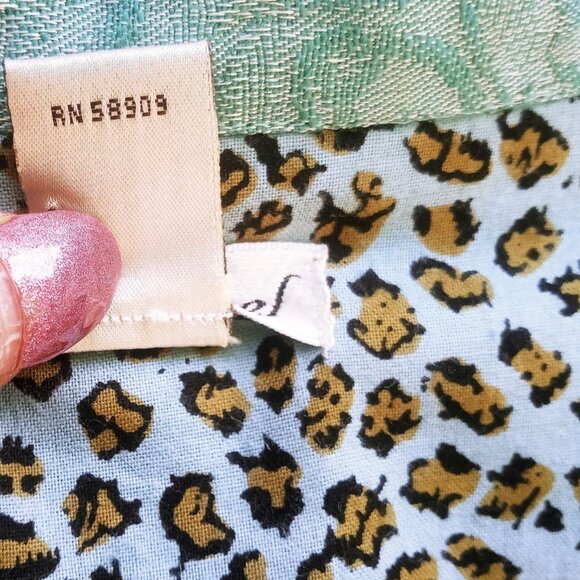 Bechamel Womens Blazer Jacket Size M Cotton Blend Mint Collared Dress Jacket - Picture 8 of 8